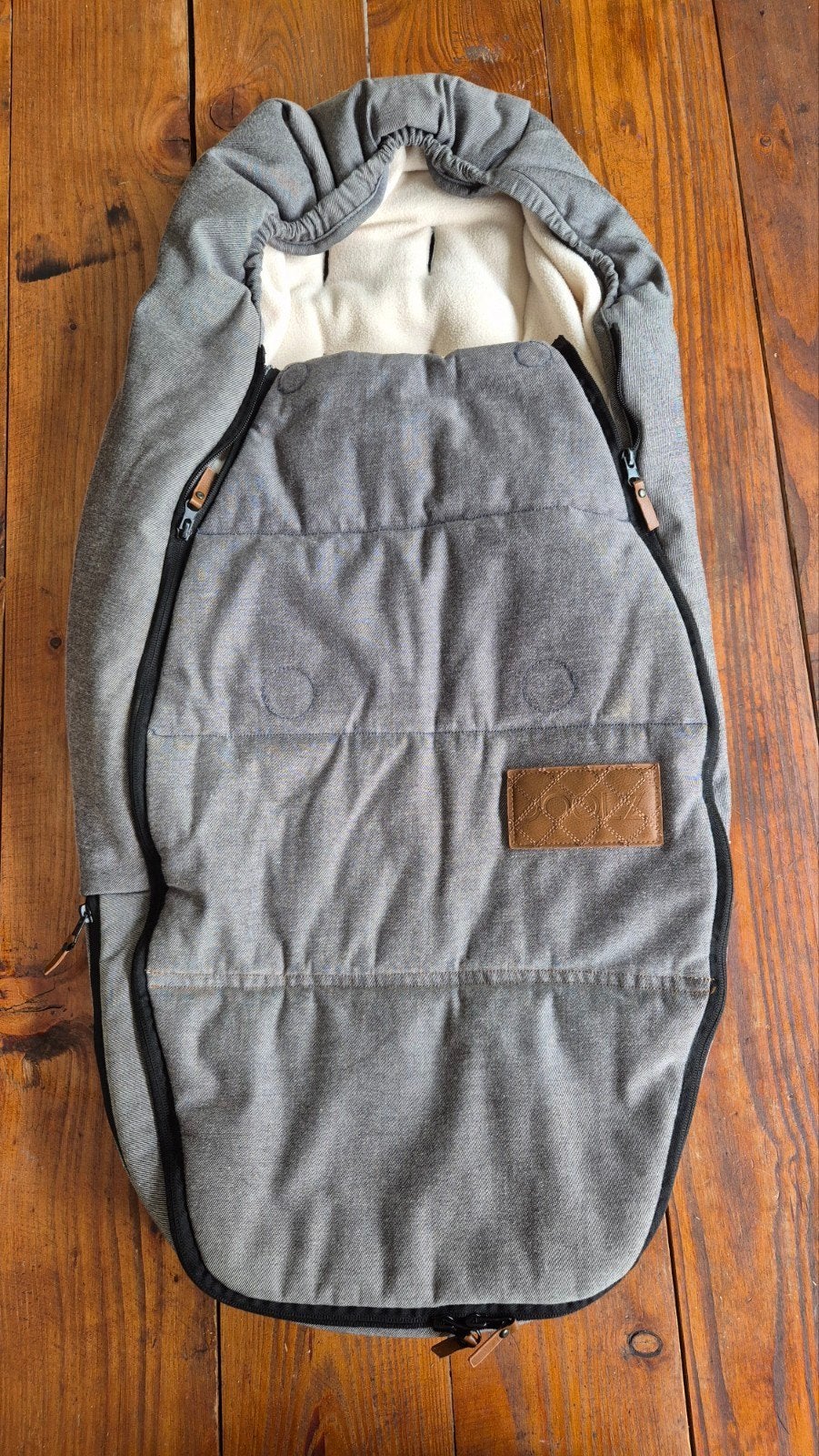 Joolz voetenzak / slaapzak kleur grijs / grey, Gebruikt, Gevoerd, Grijs, Slaapzak