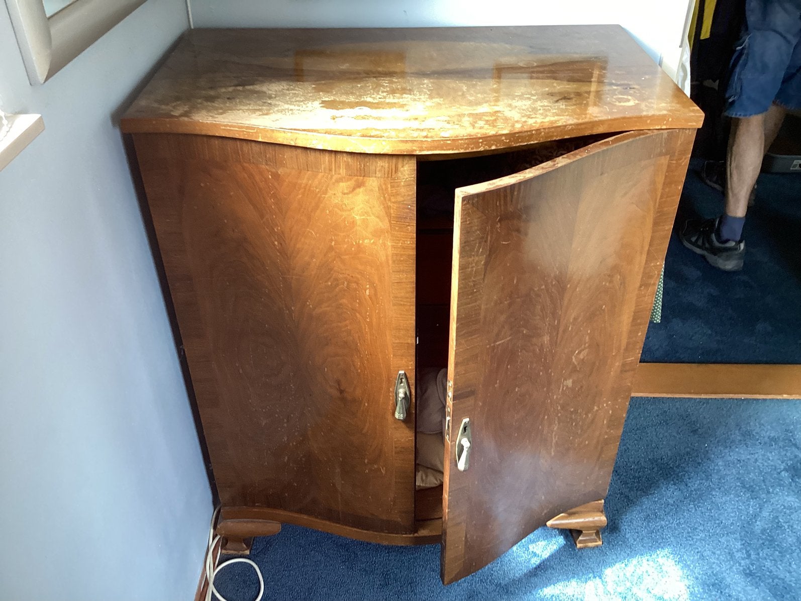30er jaren kastje, Huis en Inrichting, Kasten | Dressoirs, Ophalen, Met plank(en), Gebruikt, 50 tot 100 cm