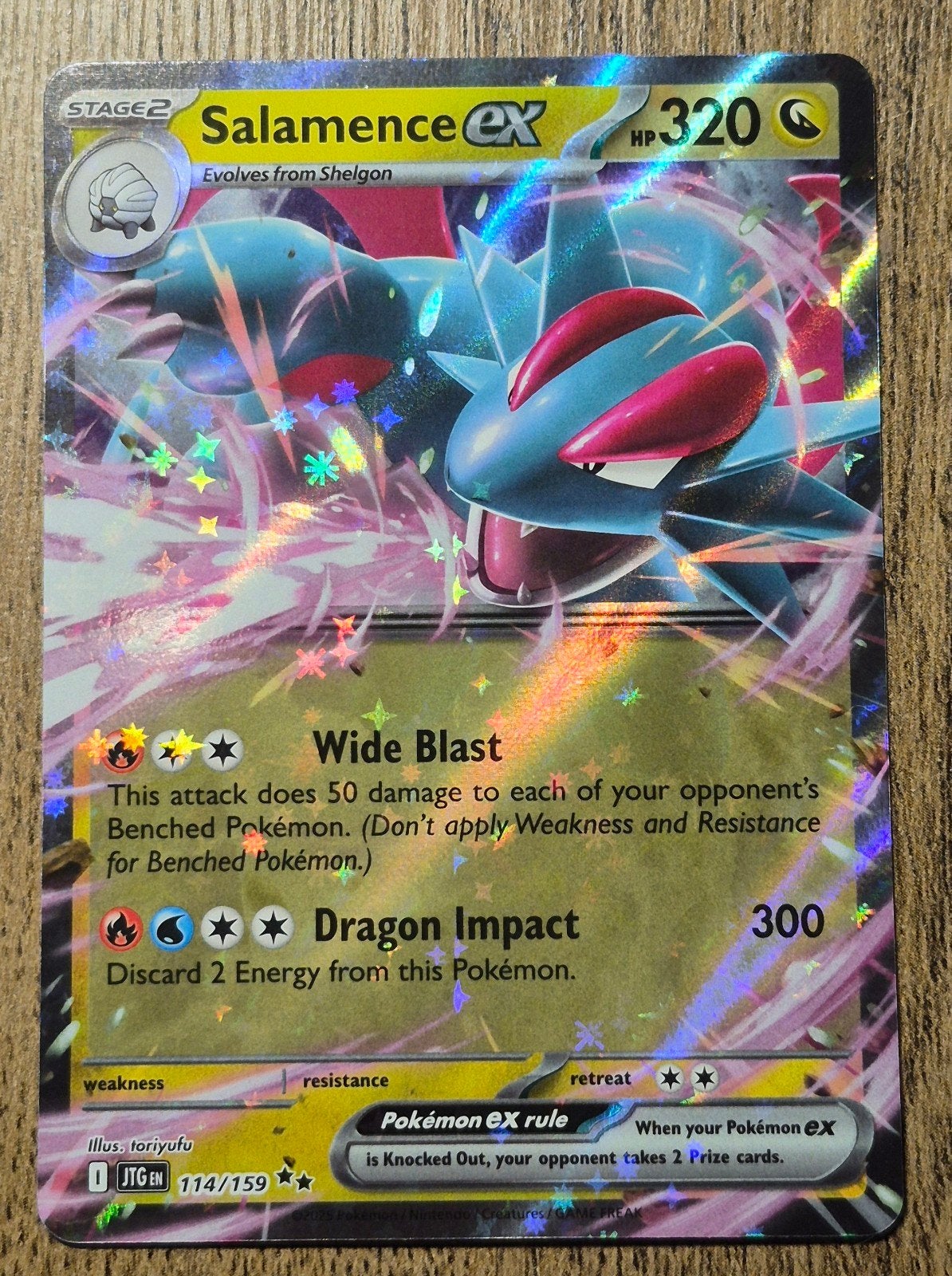 Salamence ex 114/159 – Journey Together (2025), Verzenden, Nieuw, Losse kaart