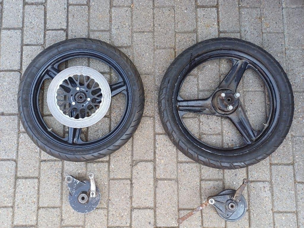 Een set honda nsr nsr50 nsr80 velgen, Ophalen of Verzenden, Gebruikt, Overige typen, Honda nsr nsr50