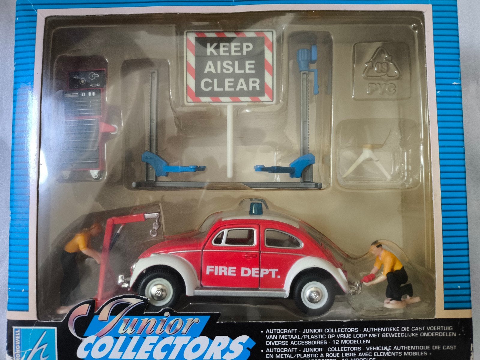 Junior Collectors Volkswagen Kever Brandweer compleet, Hobby en Vrije tijd, Modelbouw | Auto's en Voertuigen, Overige merken, Auto