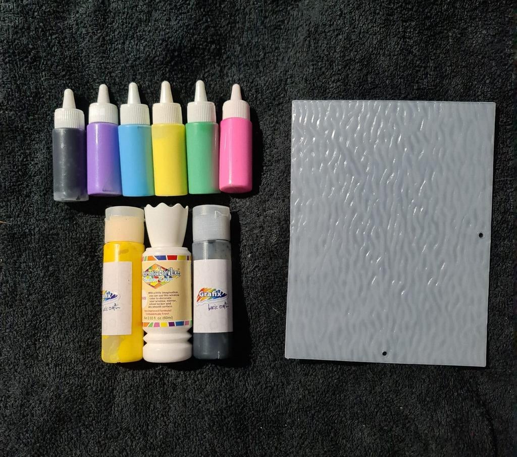 Nieuwe set diverse acrylverf en raamverf + schildermateriaal, Ophalen of Verzenden, Nieuw, Acrylverf