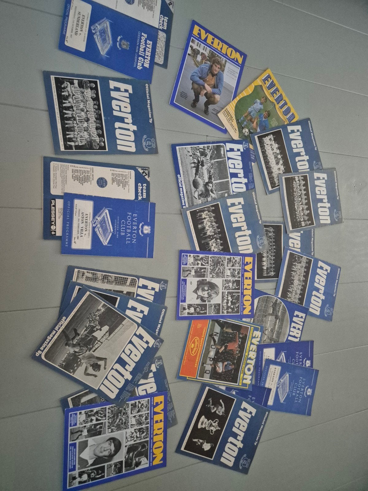 EVERTON programmaboekjes, Ophalen of Verzenden, Gebruikt