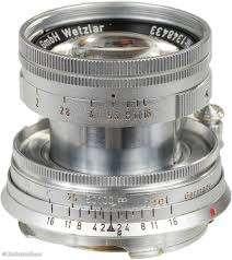 Leica 50mm 2.0 summicron  collapsible + m mount  adapter, T, Ophalen of Verzenden, Zo goed als nieuw, Standaardlens