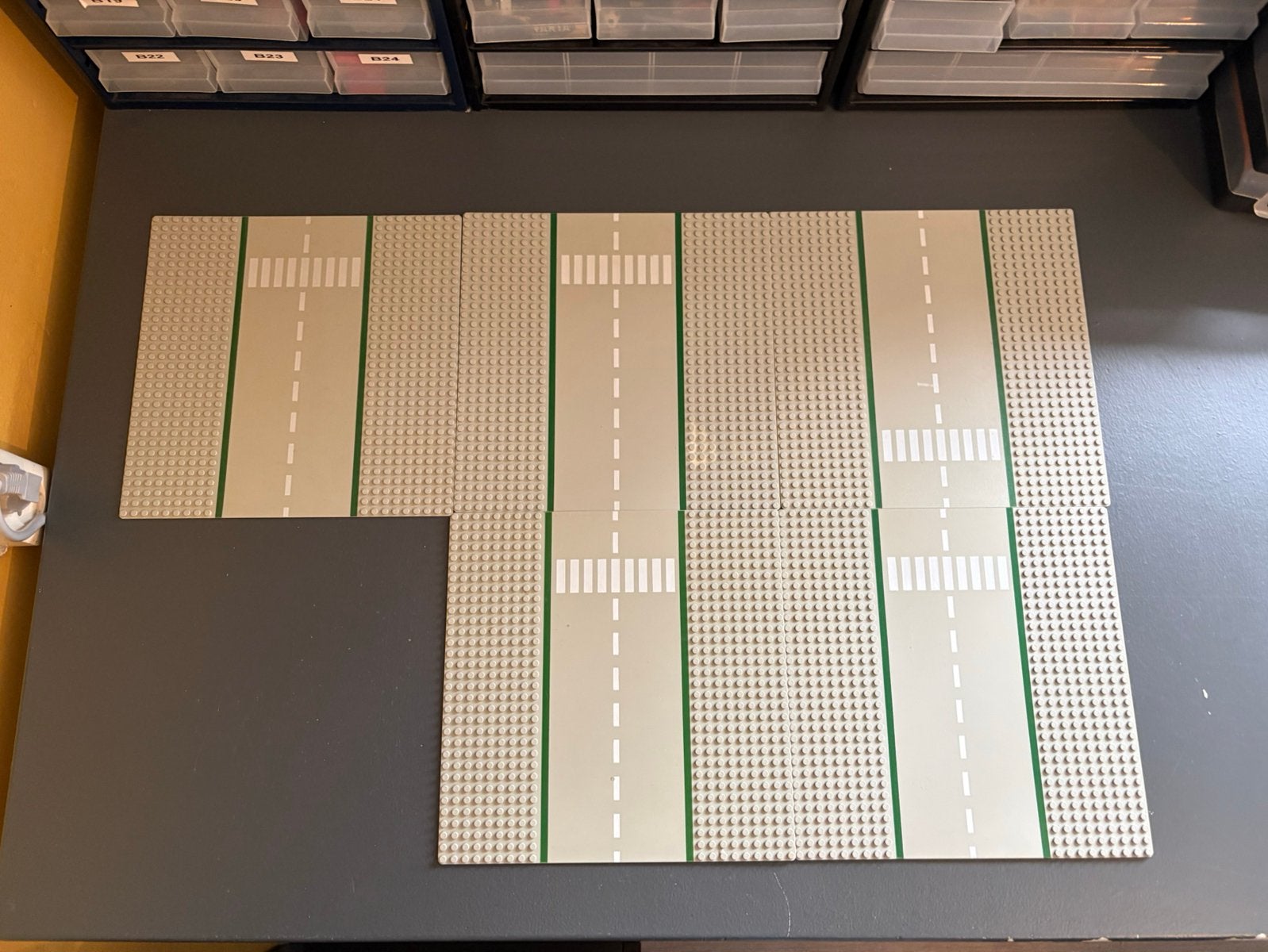 Lego wegenplaten grondplaten recht, Lego, Lego, Verzenden, Zo goed als nieuw