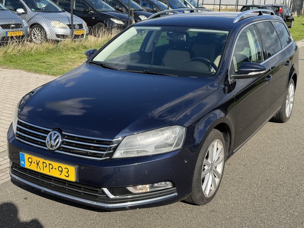 Volkswagen Passat Variant 1.4 TSI Highl.Ex.Ed AUTOMAAT| LEER, Automaat, Euro 5, Gebruikt, Blauw