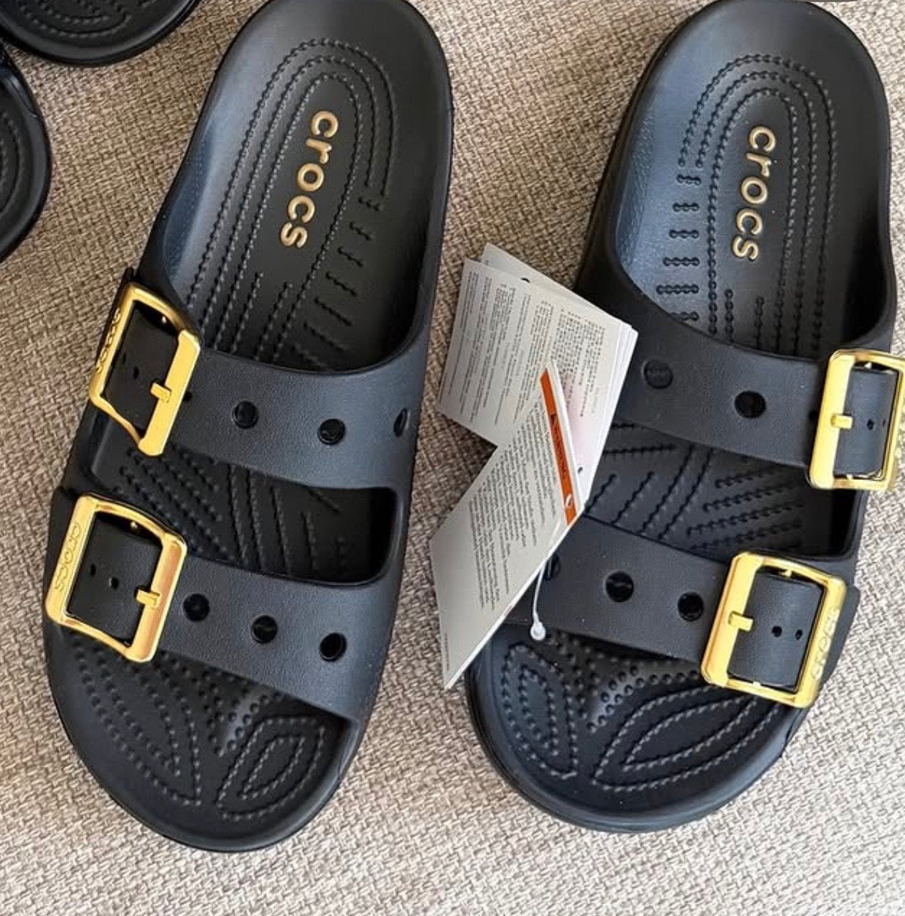 Crocs saturday metallic W7, Ophalen of Verzenden, Nieuw, Slippers