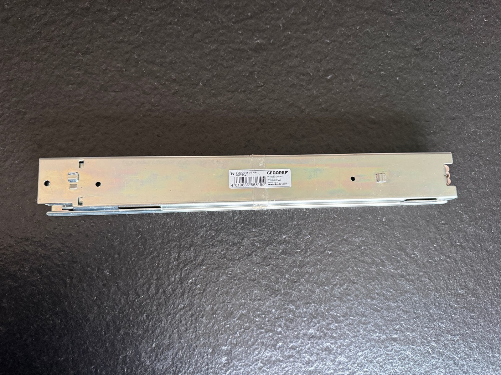 Gedore laderail set E-2005 SF1-67/6 voor gereedschapskar, Ophalen of Verzenden, Nieuw, Gereedschapsopslag, Gedore