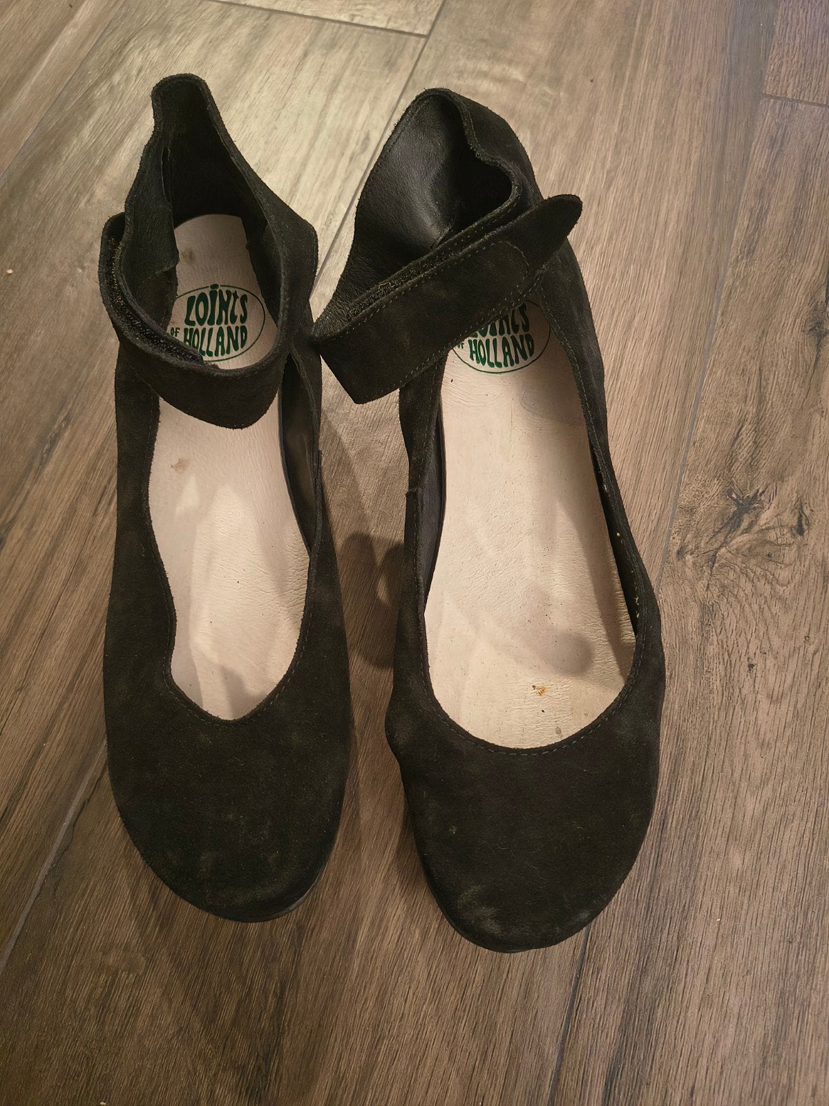 Loints of Holland schoenen maat 42 sandalen met lage hak, Loints of Holland, Zwart, Zo goed als nieuw, Sandalen of Muiltjes