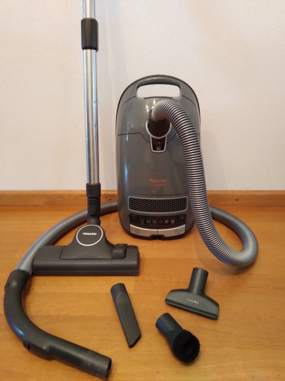 Miele complete c3 Select Pouwerline, Gebruikt, Geschikt voor harde vloeren, Miele, Sledestofzuiger
