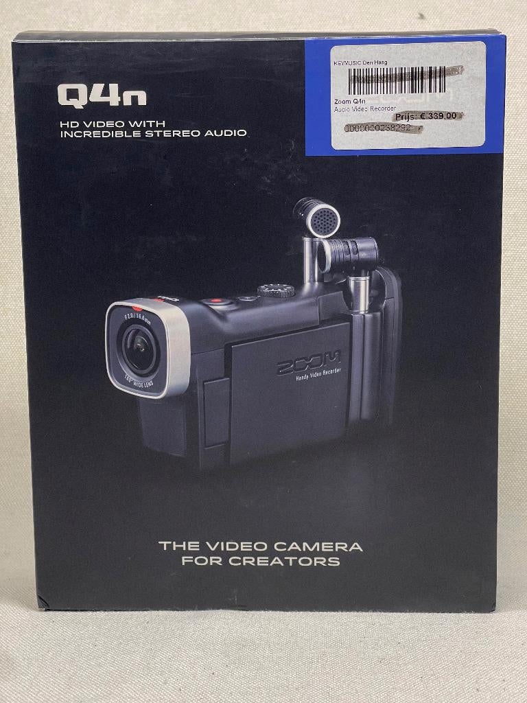 Zoom Q4n Handheld HD Video Audio Recorder, Audio, Tv en Foto, Videocamera's Digitaal, Overige merken, N, N, Zo goed als nieuw