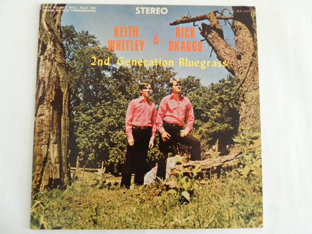 LP Keith Whitley & Rick Skaggs - 2nd Generation Bluegrass, LP, Reissue, Zo goed als nieuw, 12 inch