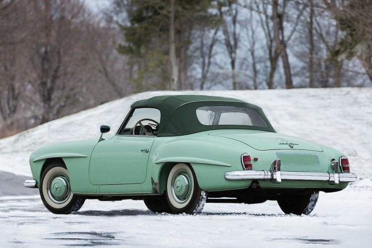 Mercedes 190Sl VDO Kienzle 8 dagen klok, Ophalen, Gebruikt