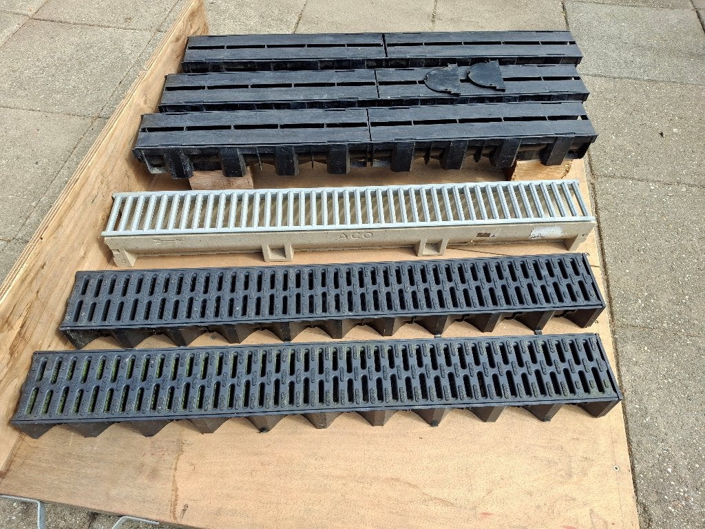 Lijnafwatering, Ophalen, 60 tot 80 mm, Zo goed als nieuw, Minder dan 2 meter