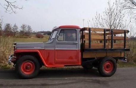 Willys Overland 1956, Auto's, Jeep, 3700 cc, Beige, Overige kleuren