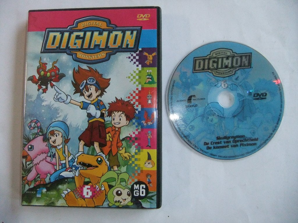 Digimon - Skuligreymon deel 6, Animatie, Verzenden, Nederlands, Zo goed als nieuw