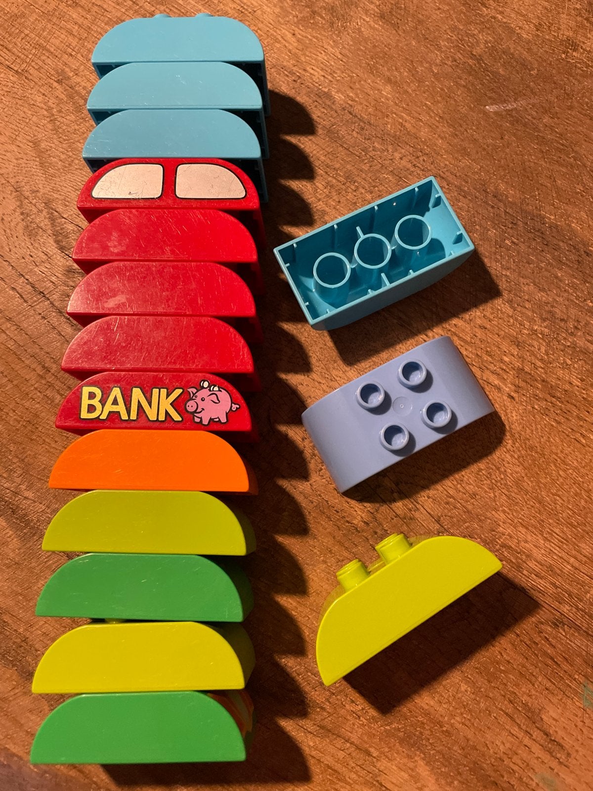 Lego Duplo Halve Ronde Blokken - Diverse Kleuren (per stuk), Ophalen of Verzenden, Gebruikt, Losse stenen, Duplo