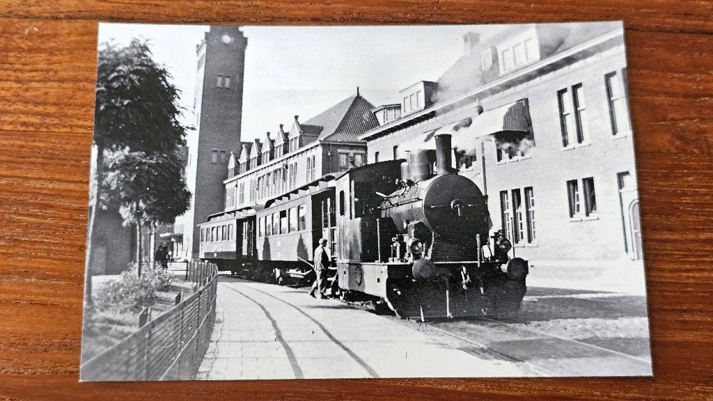 Foto TRAM LTM Heerlen Stoomtram Station Maastricht, Verzenden, Gebruikt, Tram, Overige typen