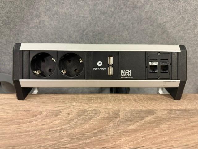Bachmann Stopcontact met USB-oplader,ethernetconnector,10st, Ophalen of Verzenden, Gebruikt, Stopcontact