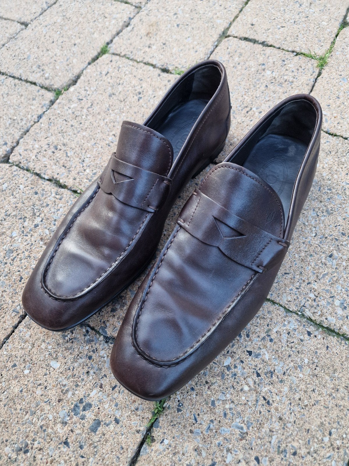 Tod's Loafers - Maat 43 - Bruin Leer, Kleding | Heren, Schoenen, Loafers, Bruin, Ophalen of Verzenden, Tod's