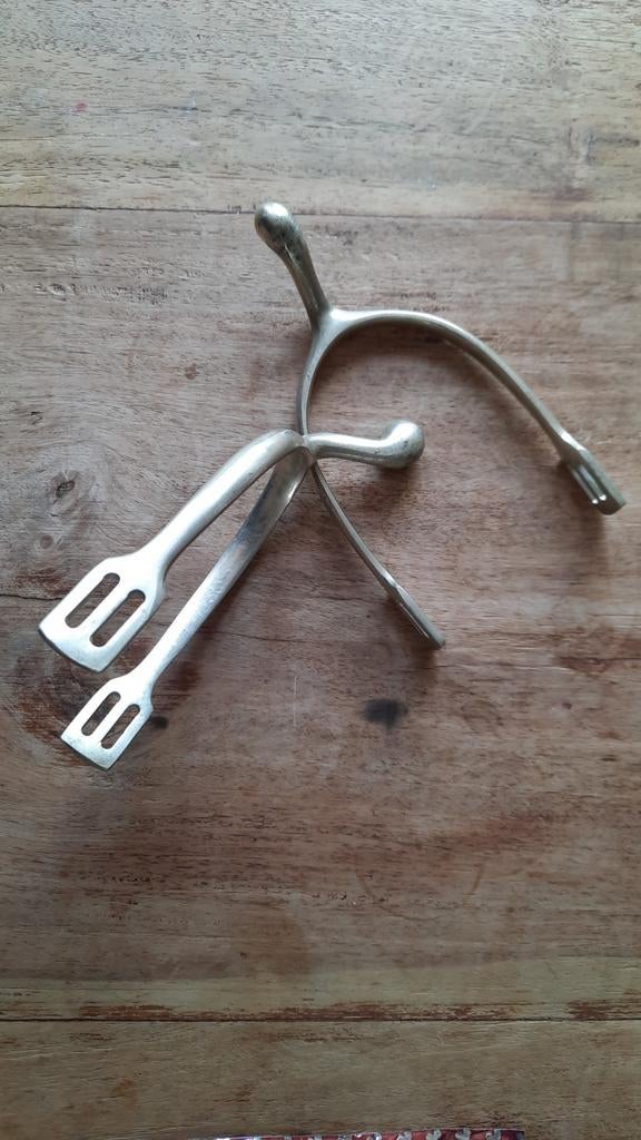 Koperkleurige zwanenhals sporen , 5 cm, Dieren en Toebehoren, Ophalen of Verzenden, Dressuur