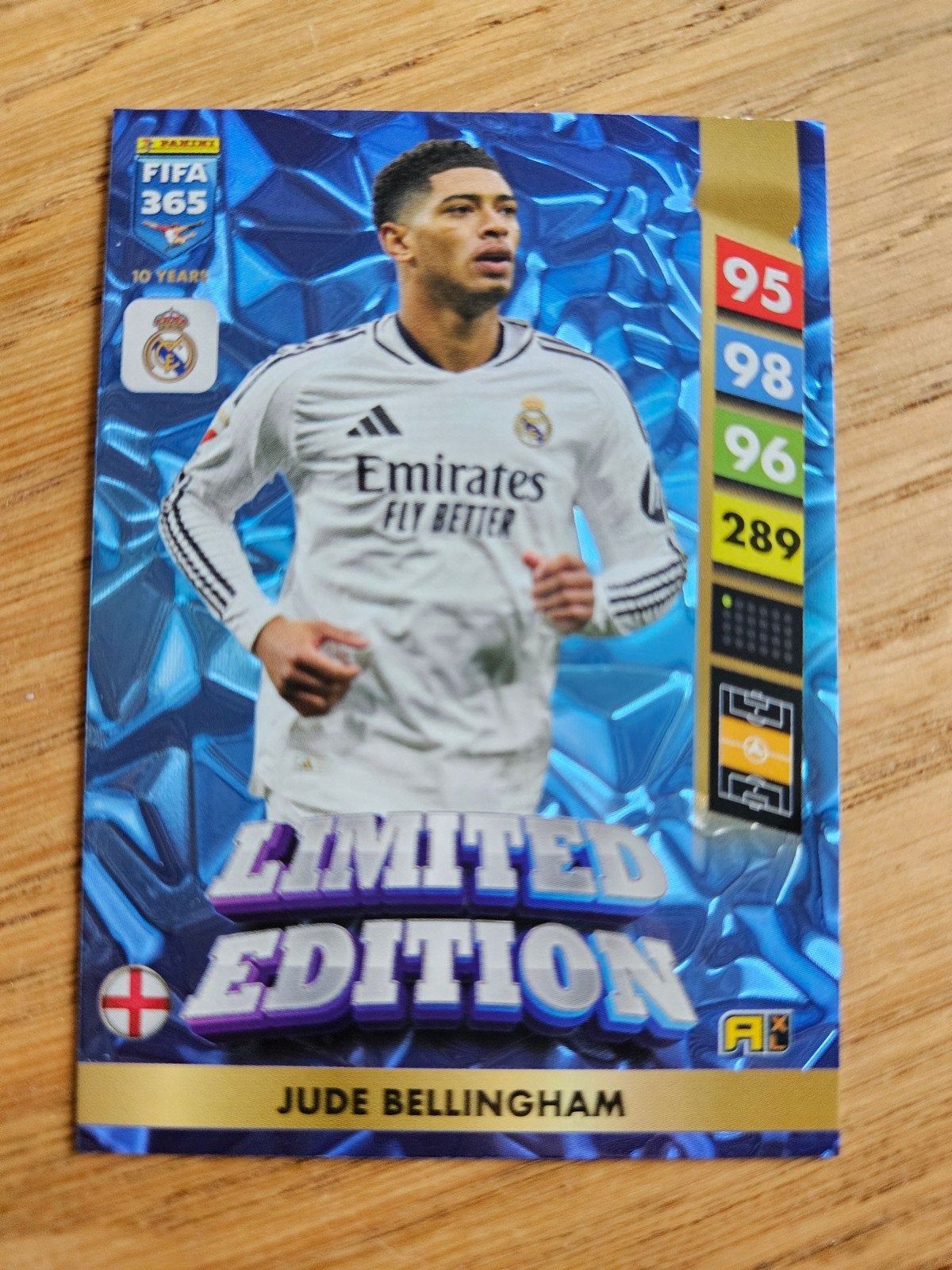 Panini FIFA 365 Limited Edition Jude Bellingham kaart, Ophalen of Verzenden, Nieuw, Buitenlandse clubs, Spelerskaart