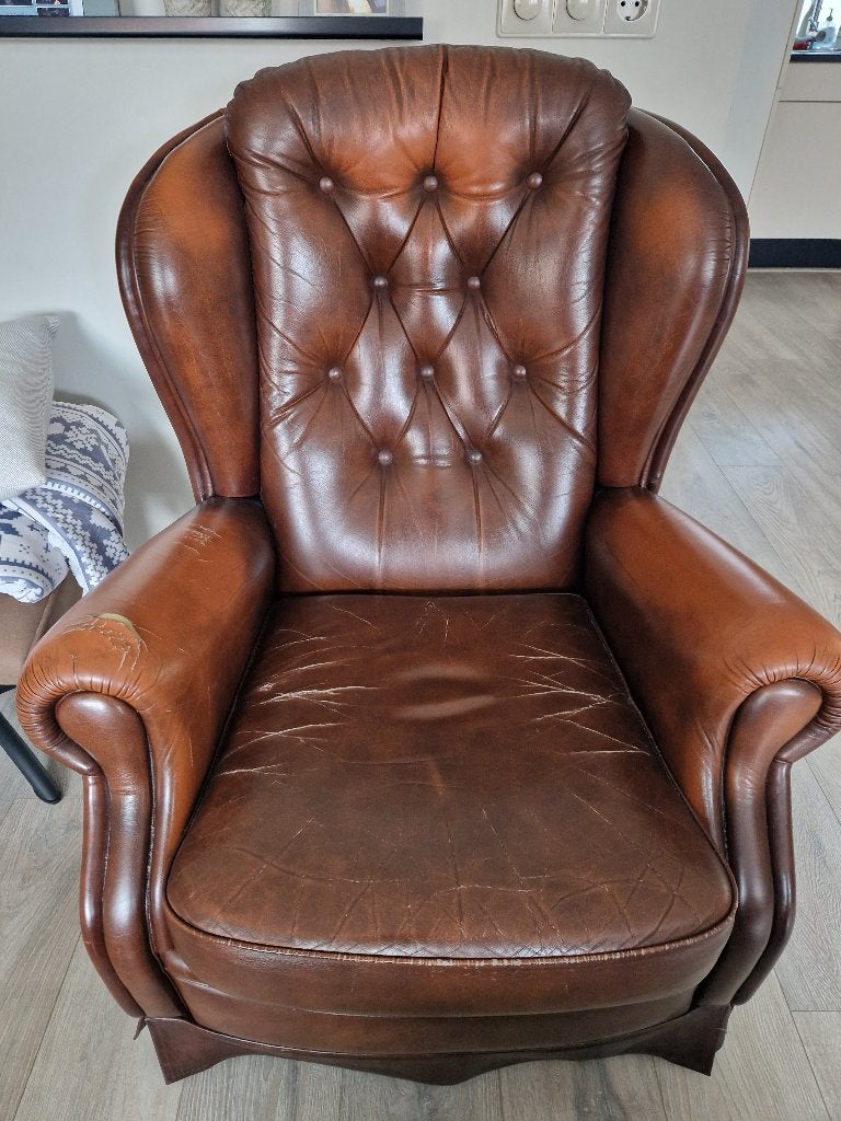 Chesterfield fauteuil, Ophalen of Verzenden