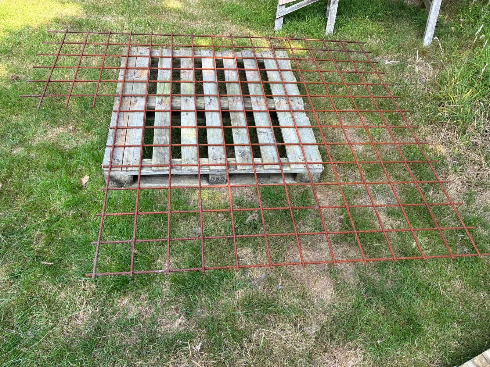 Bouwstaal mat restant 180x200 10mm maas 15, Ophalen, Nieuw, IJzer