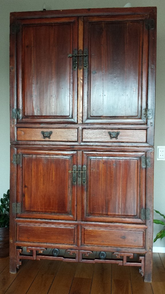 Chinese bruidskast / opbergkast, Antiek en Kunst, Ophalen