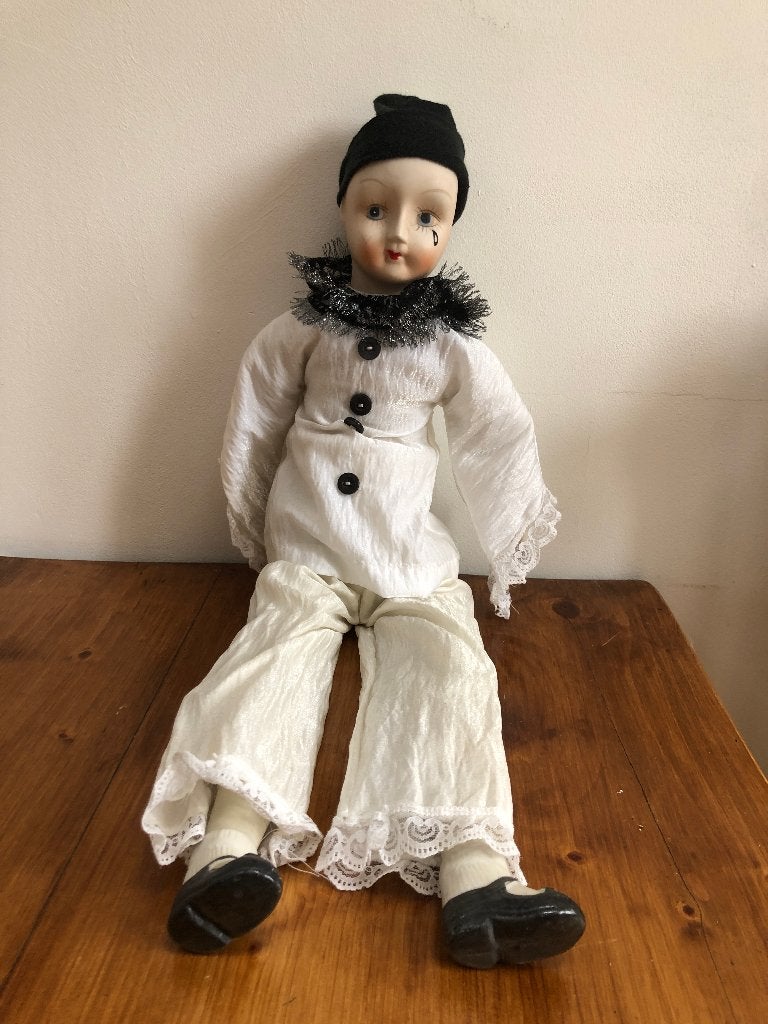 Pop Pierrot, Verzamelen, Poppen, Ophalen, Gebruikt, Pop