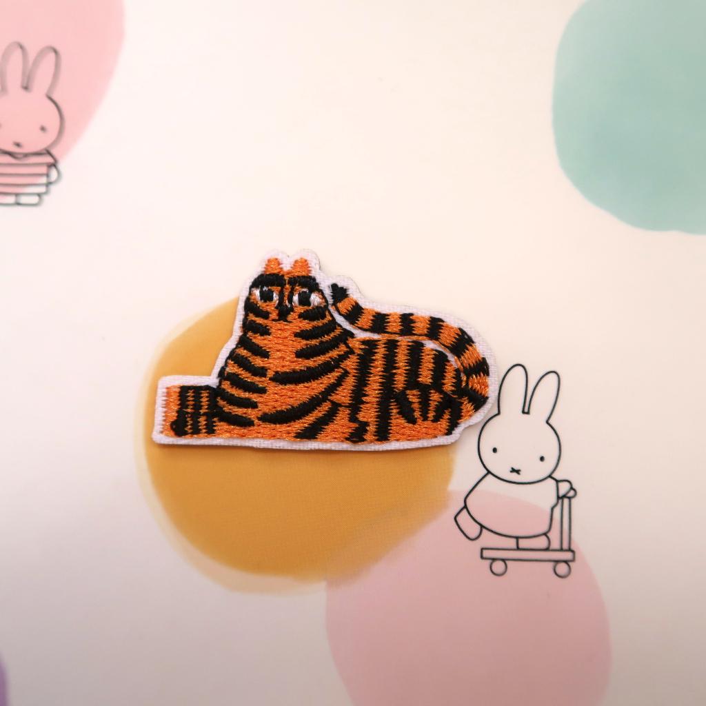 Tijger Dieren opstrijkplaatje Patch Badge Applique, Verzenden, Nieuw, Overige applicaties