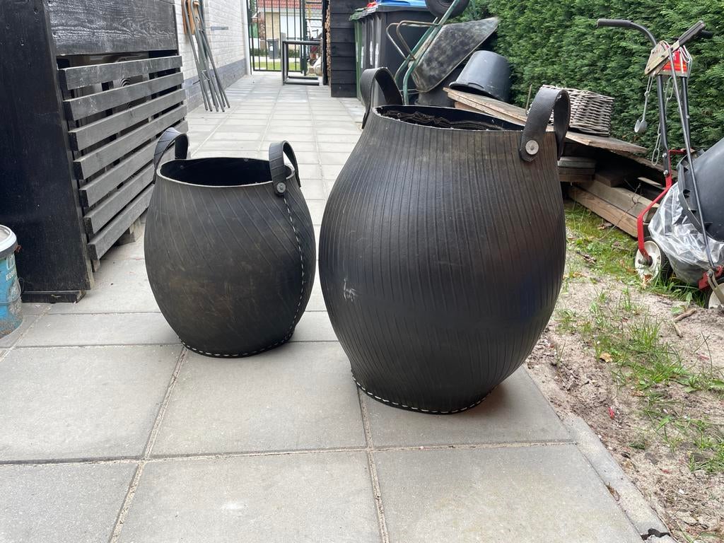 Stoere rubberen manden van autobanden voor mancave/overkappi, Huis en Inrichting, Ophalen, Gebruikt, Rond, Overige materialen