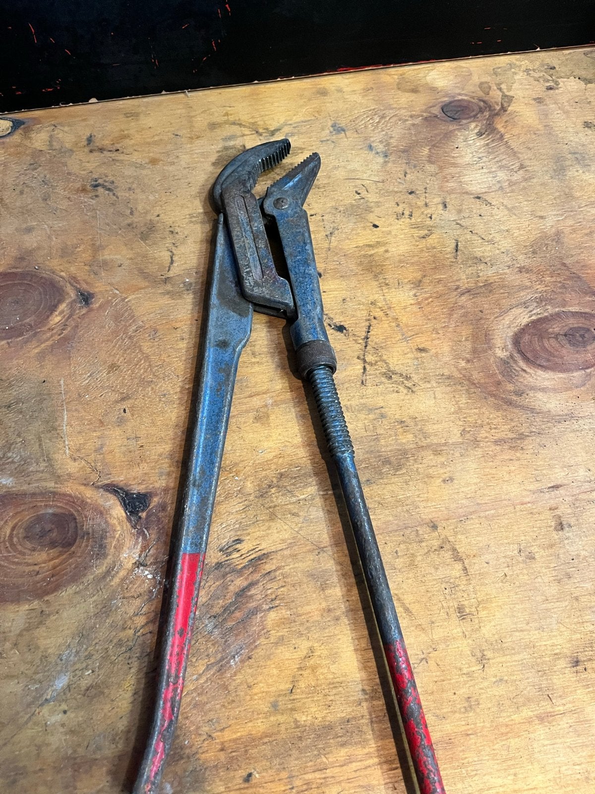 Gedore pijptang zwaar model 176-1,1/2”, Ophalen of Verzenden, Gebruikt, Tang, Gedore