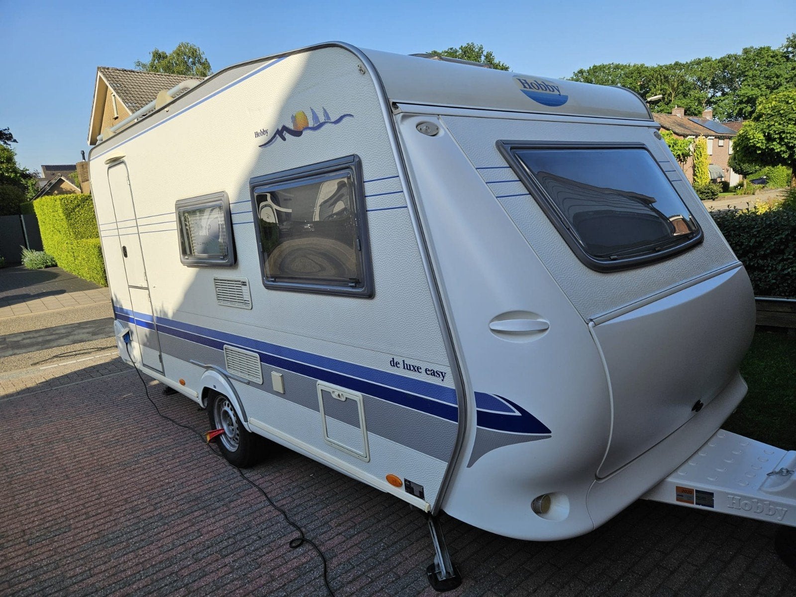 Hobby 440 de luxe easy, Caravans en Kamperen, Vast bed, Hobby, Treinzit, Particulier