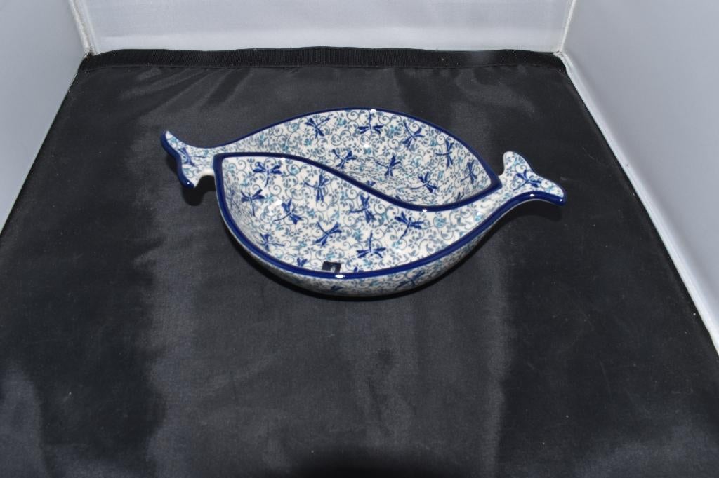 Bowl Fish shaped Firefly Bunzlau Castle servies, Keramiek, Ohmstraat 20, 3861NB Nijkerk, Overige typen, Nieuw
