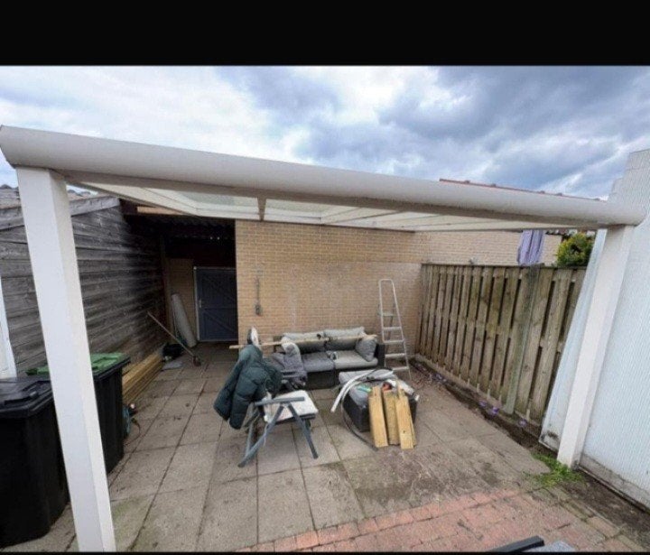 aluminium overkapping 3x3.80 te koop, Tuin en Terras, Ophalen, Gebruikt, Veranda