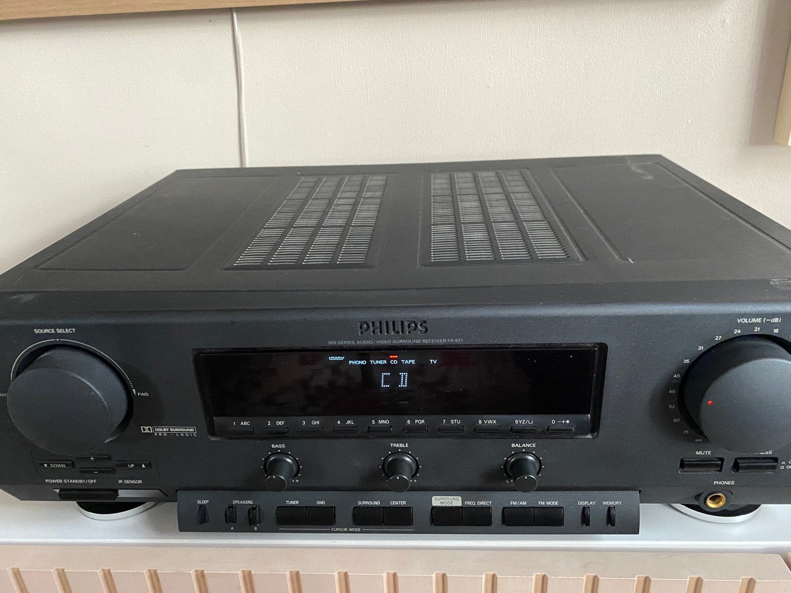 Philips FR931 Stereo Receiver – Nederlandse Topklasse, Zo goed als nieuw, Ophalen, Overige merken, Minder dan 60 watt