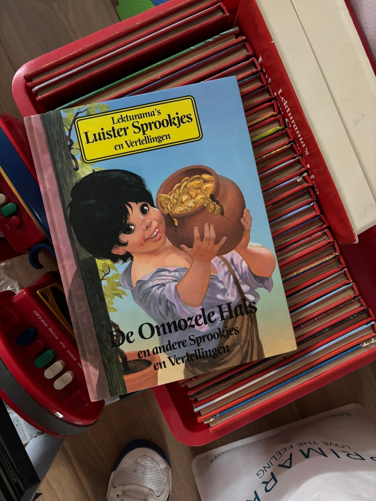 Lecturama sprookjes cassette en boek, Ophalen, Gebruikt, Kinderen en Jeugd, 2 t/m 25 bandjes