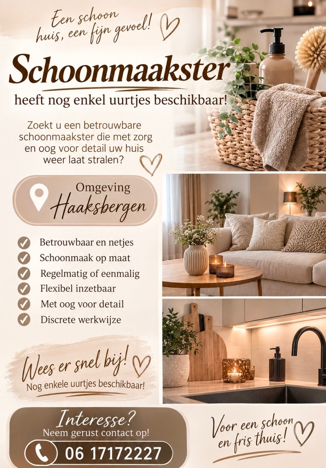 schoonmaakster, Vacatures, Vacatures | Schoonmaak en Facilitaire diensten