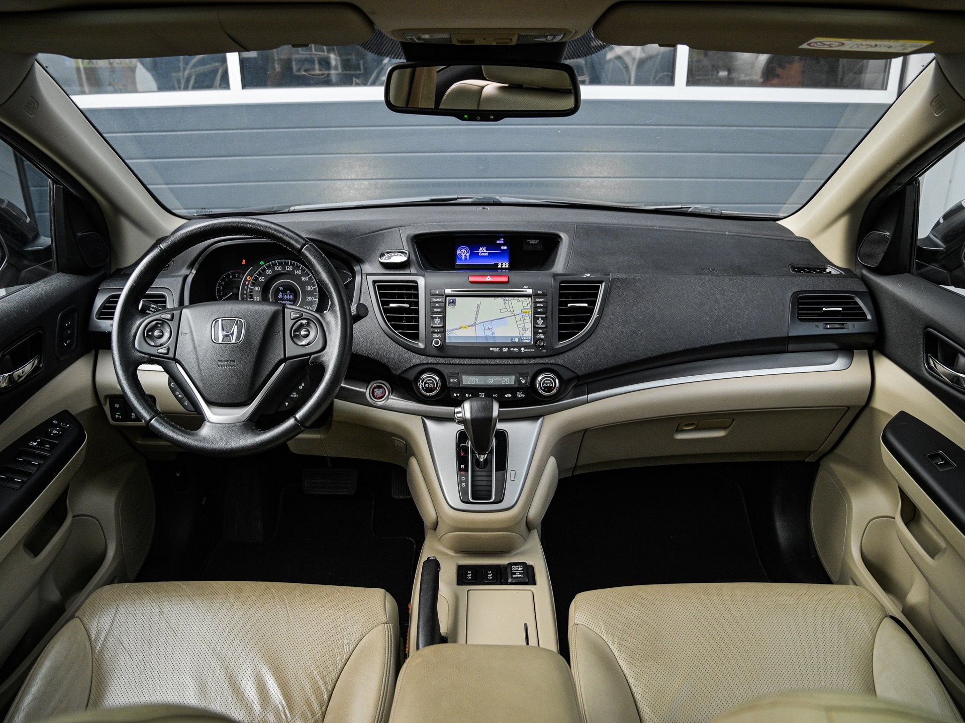 Honda CR-V 2.0 AWD Executive | Leder | Panoramadak | Camera, Auto's, Euro 5, Gebruikt, Beige, 4 cilinders