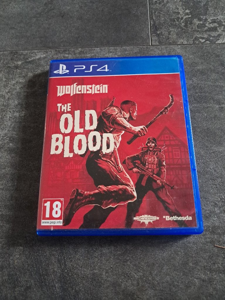 PS4 Game: Wolfenstein: The Old Blood Zo goed als nieuw!, Vanaf 18 jaar, Shooter, 1 speler, Ophalen of Verzenden