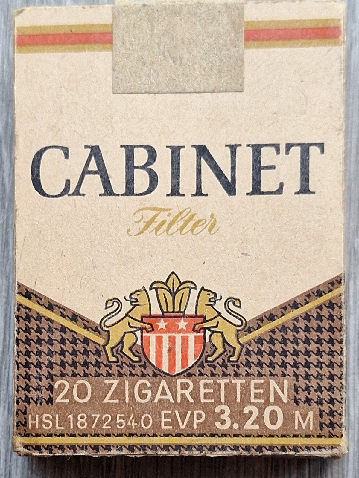 DDR Cold War Pakje Sigaretten Cabinet, Verzamelen, Ophalen of Verzenden, Gebruikt, Tabaksdoos of Verpakking