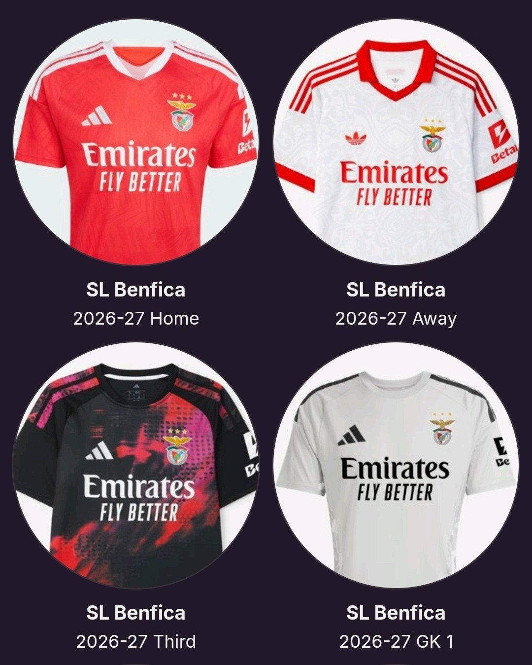 SL Benfica voetbalshirts 2026/2027 - Alle maten nieuw, Ophalen of Verzenden, Nieuw, Shirt