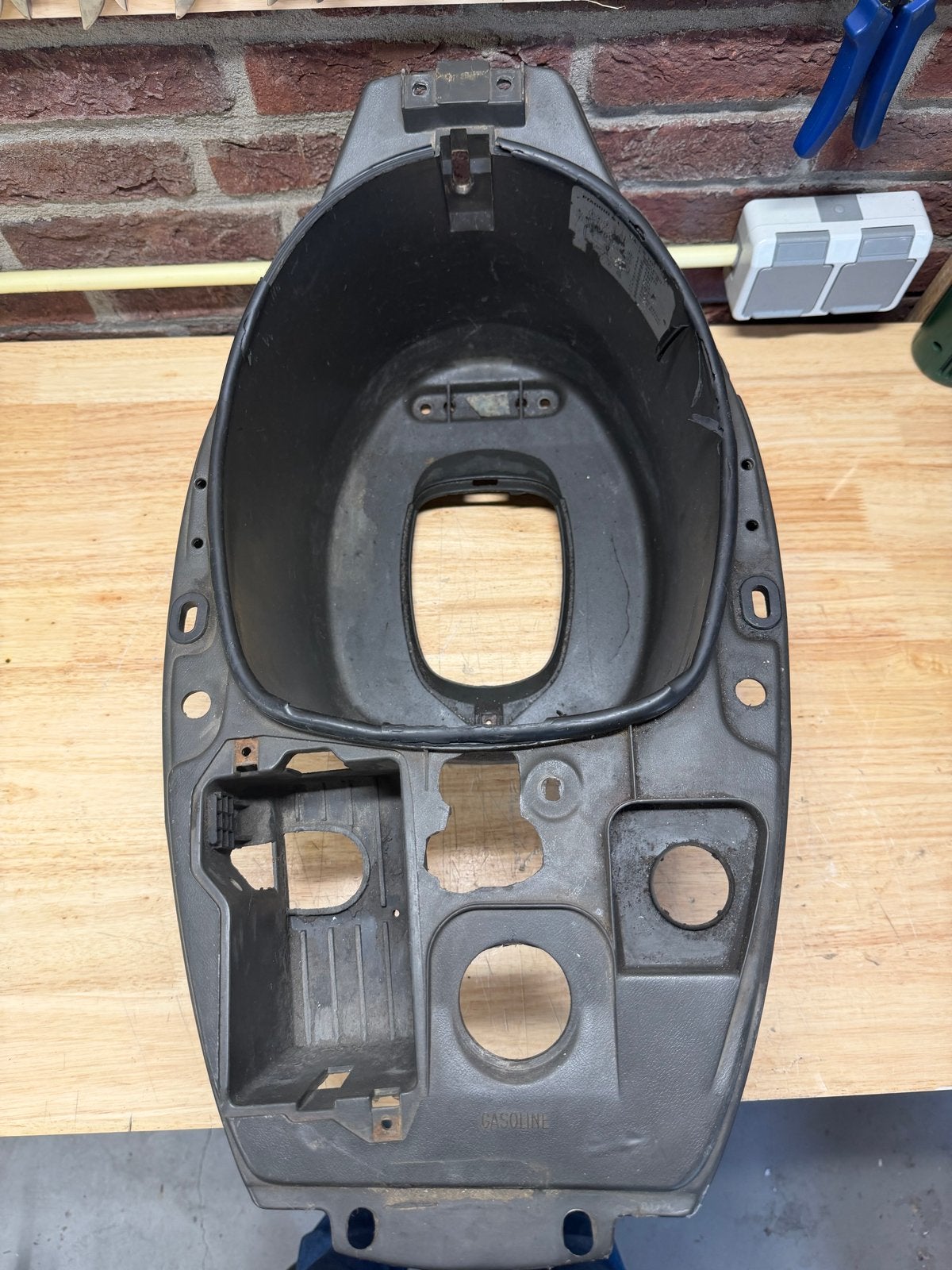 Buddybak Piaggio Typhoon NRG, Ophalen of Verzenden, Gebruikt, Zadel, Piaggio