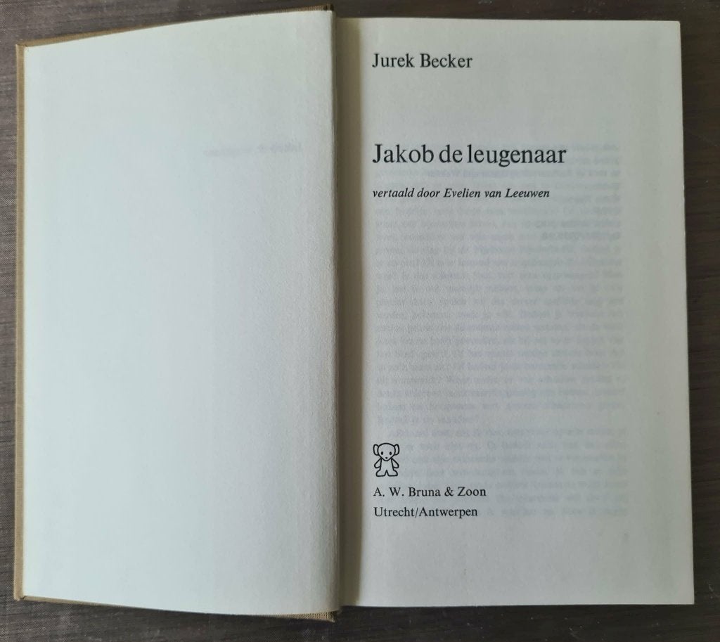 Jakob de Leugenaar — Jurek Becker, Bruna 1975, Ophalen of Verzenden, Gelezen, Europa overig
