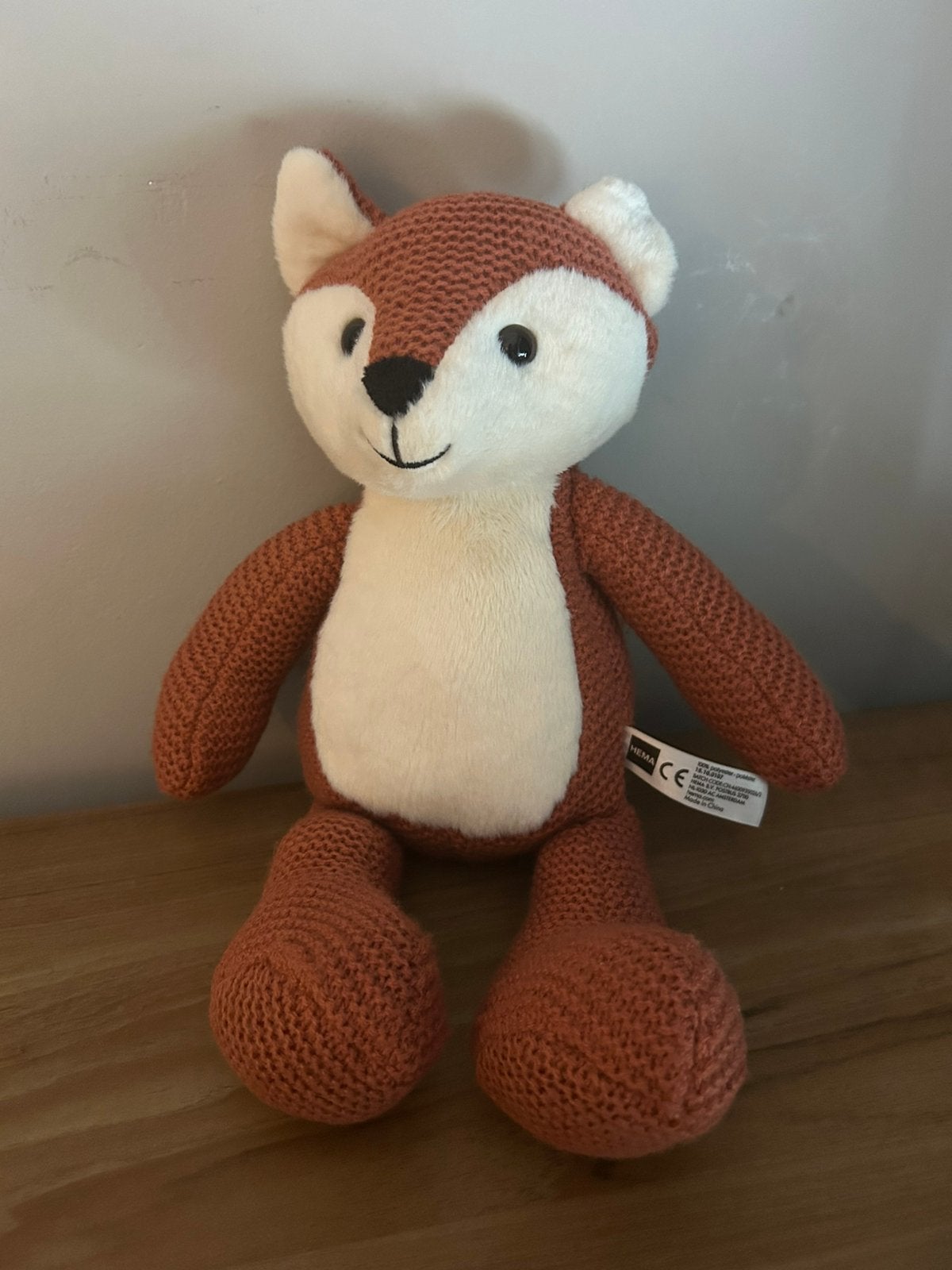 Hema knuffel vos vosje knuffeltje knuffels, Verzenden, Zo goed als nieuw, Olifant