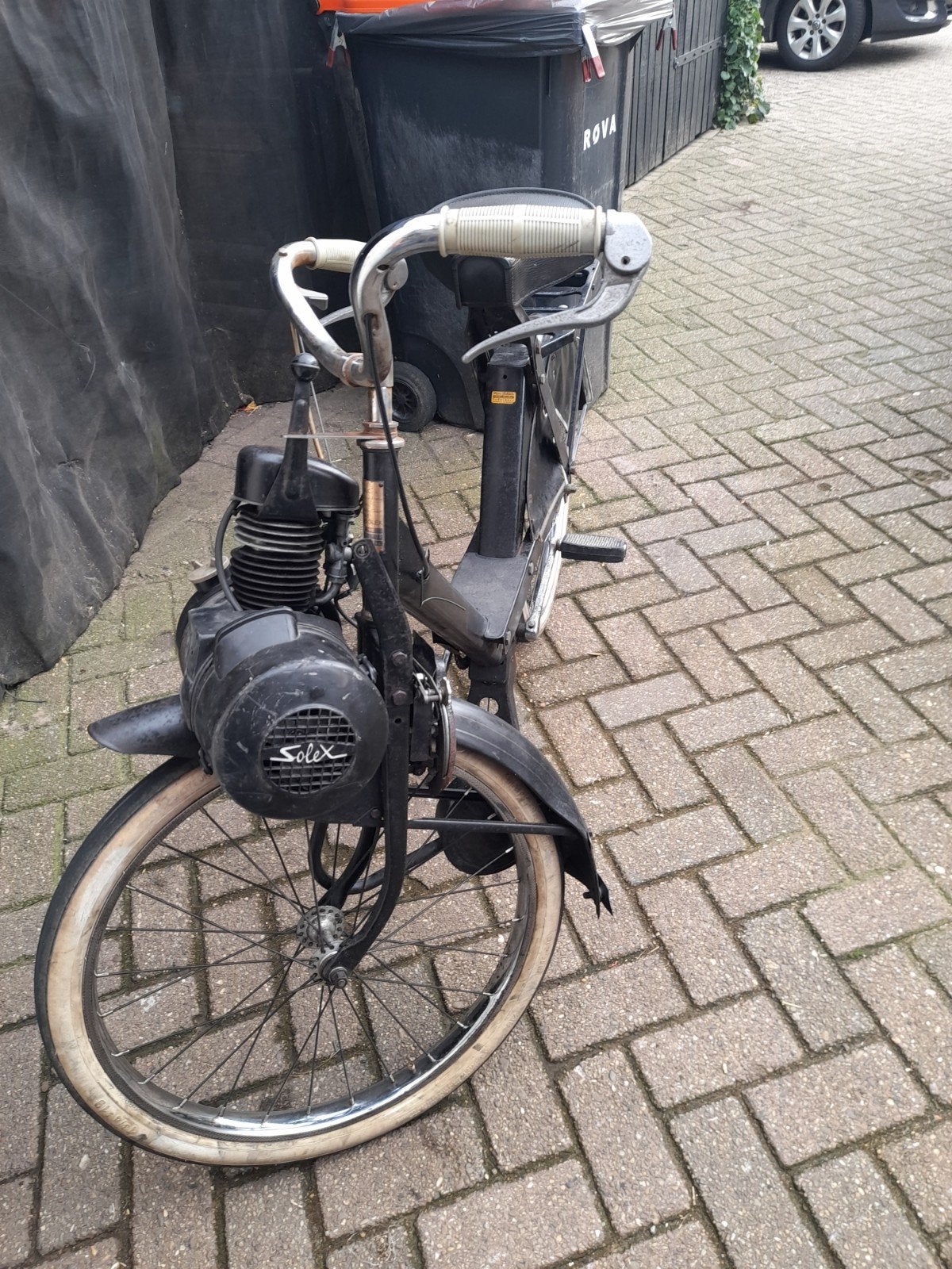 Tekoop solex, Ophalen, Gebruikt