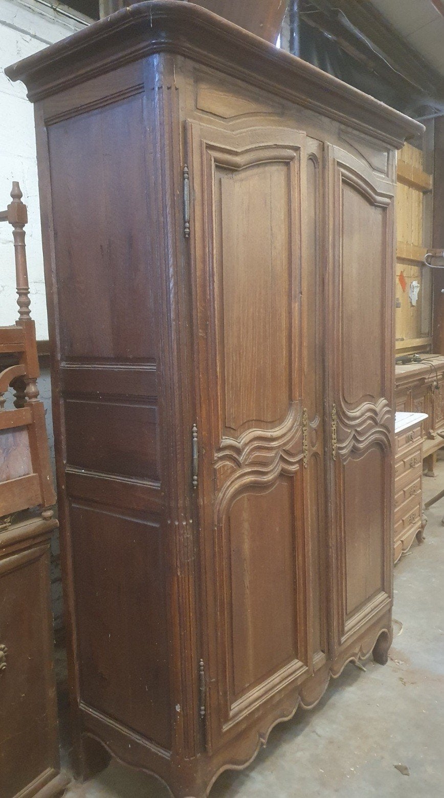Antieke Franse Eiken Kledingkast - Louis XV Stijl, Ophalen