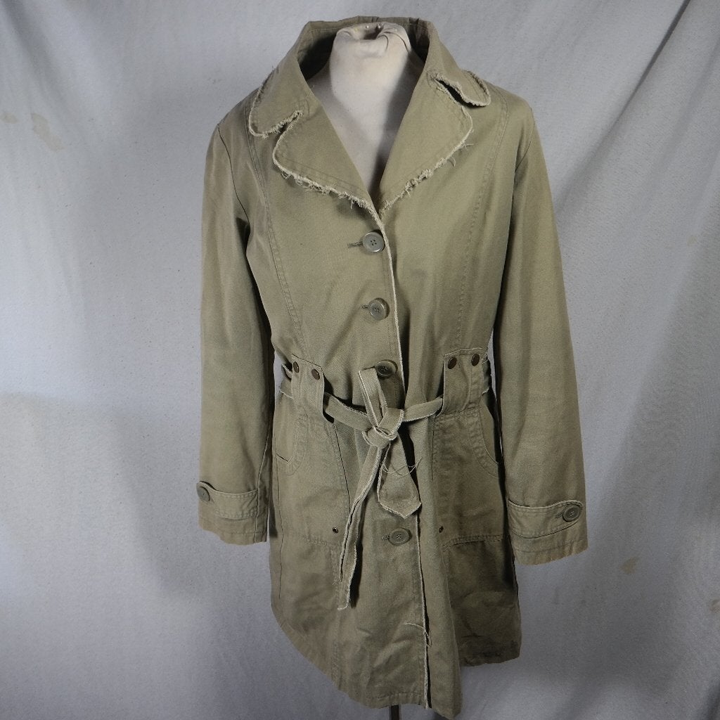 Mooie groene dames mantel Mt 38. Merk Melrose, Kleding | Dames, Maat 38/40 (M), ., Ophalen of Verzenden, Zo goed als nieuw