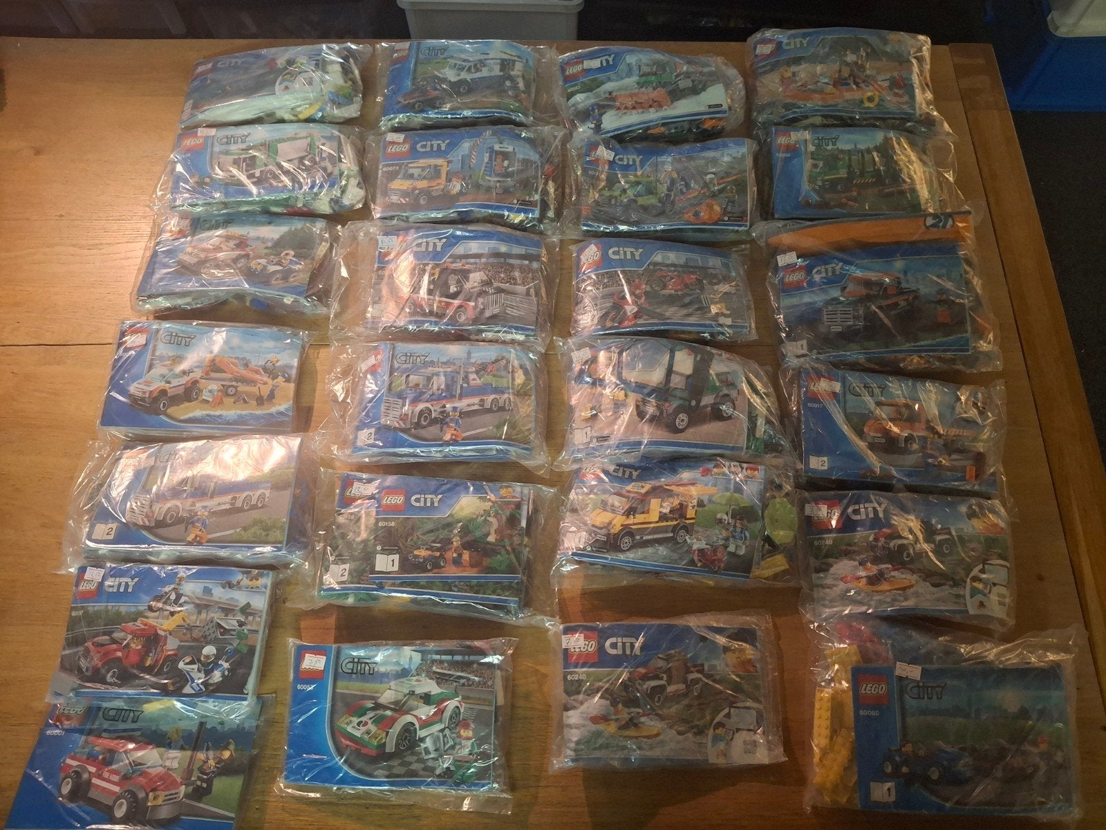 25 verschillende lego city sets , mag per stuk zie nr adv., Compleet, Lego, Ophalen of Verzenden, Complete set